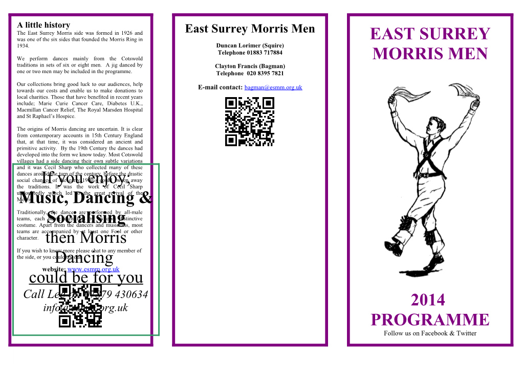 East Surrey Morris Men