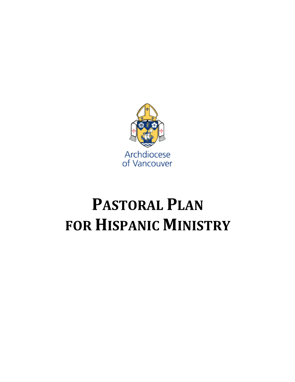 Pastoral Plan for Hispanic Ministry