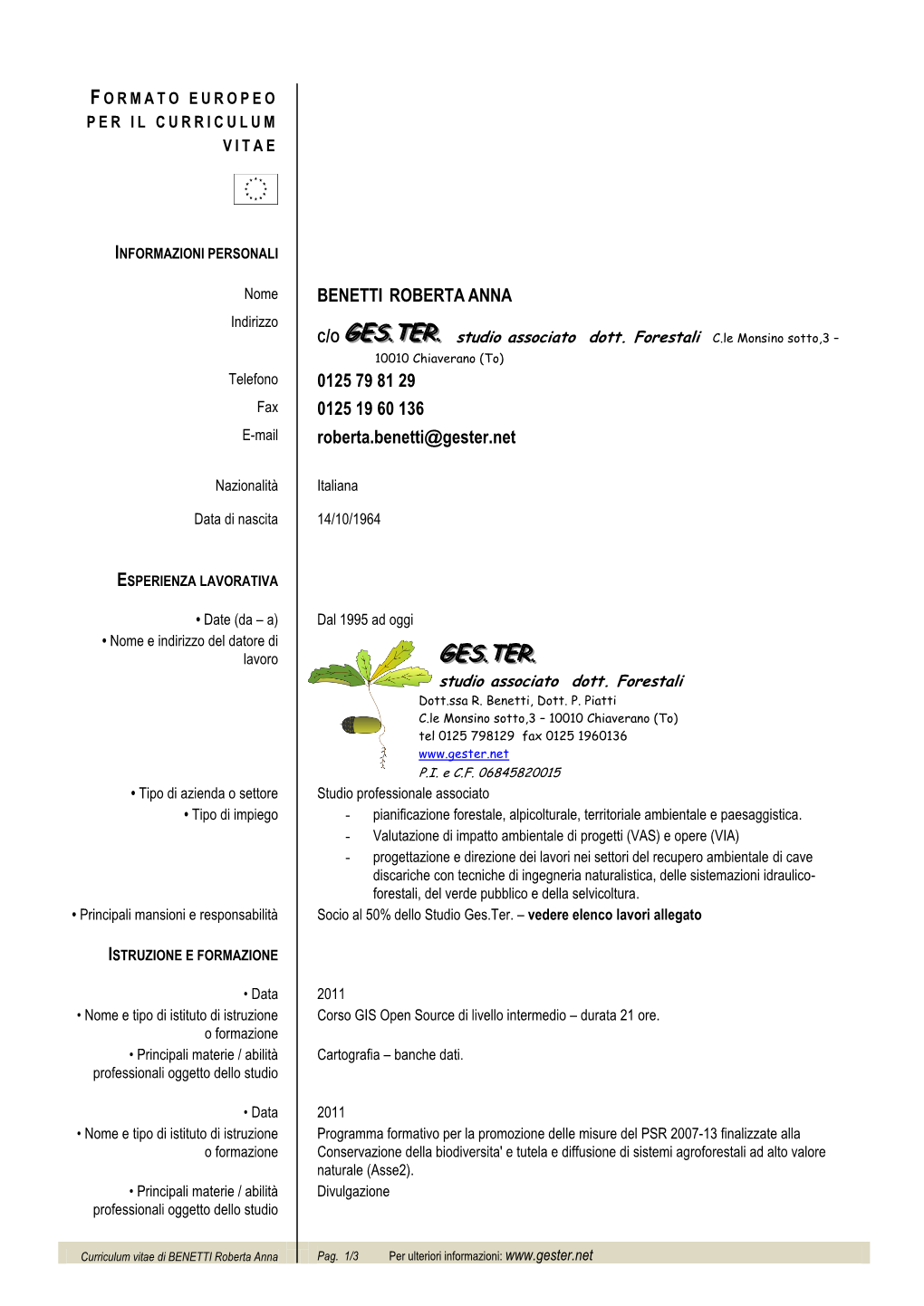 Curriculum Vitae GES.TER.Pdf