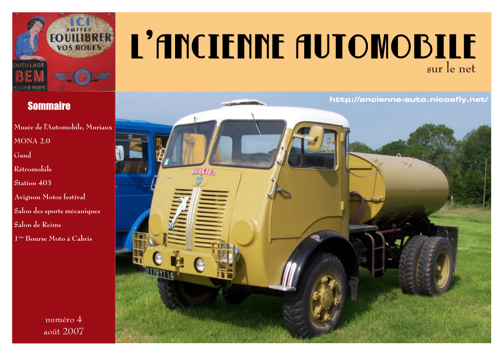 L'ancienne Automobile Sur Nicosfly.Net