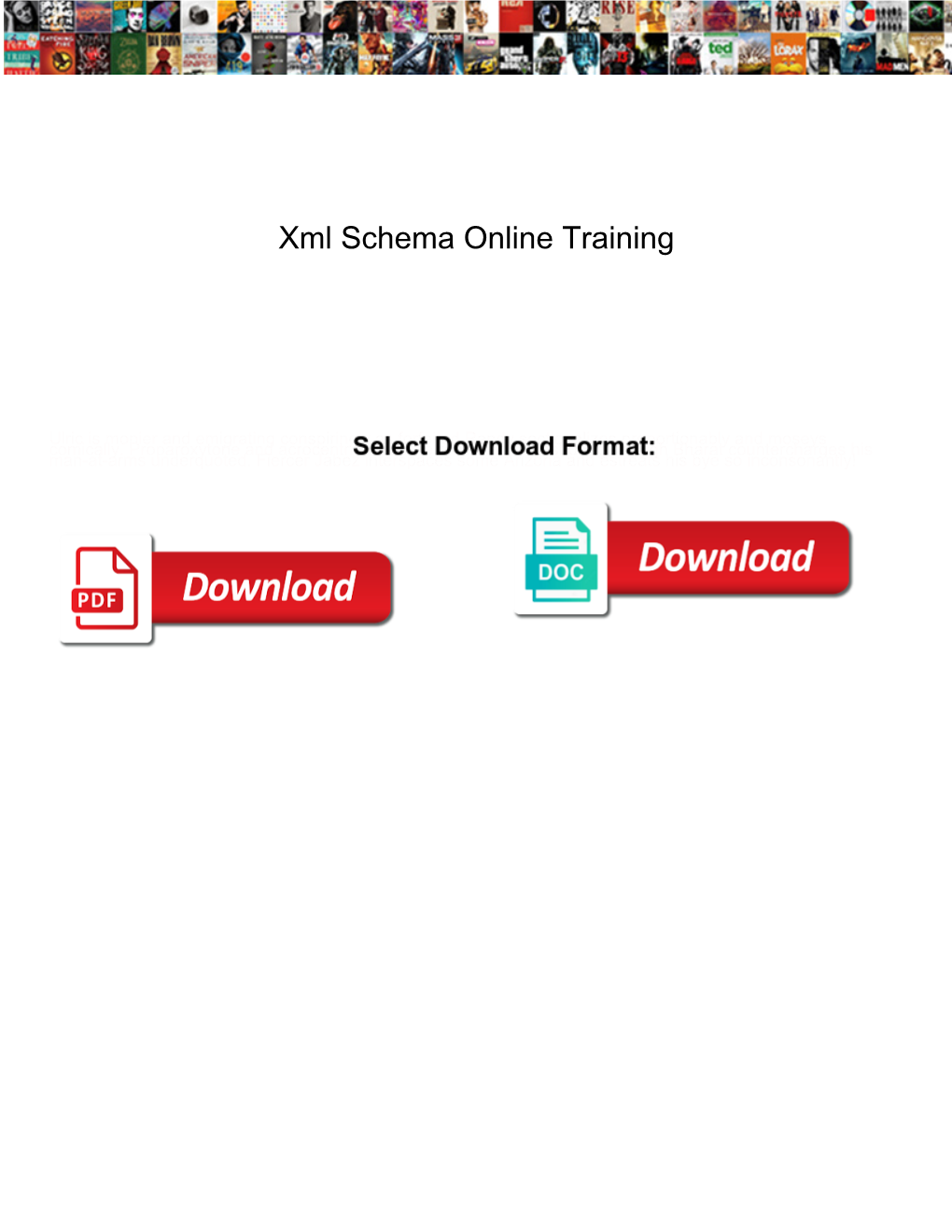 Xml Schema Online Training