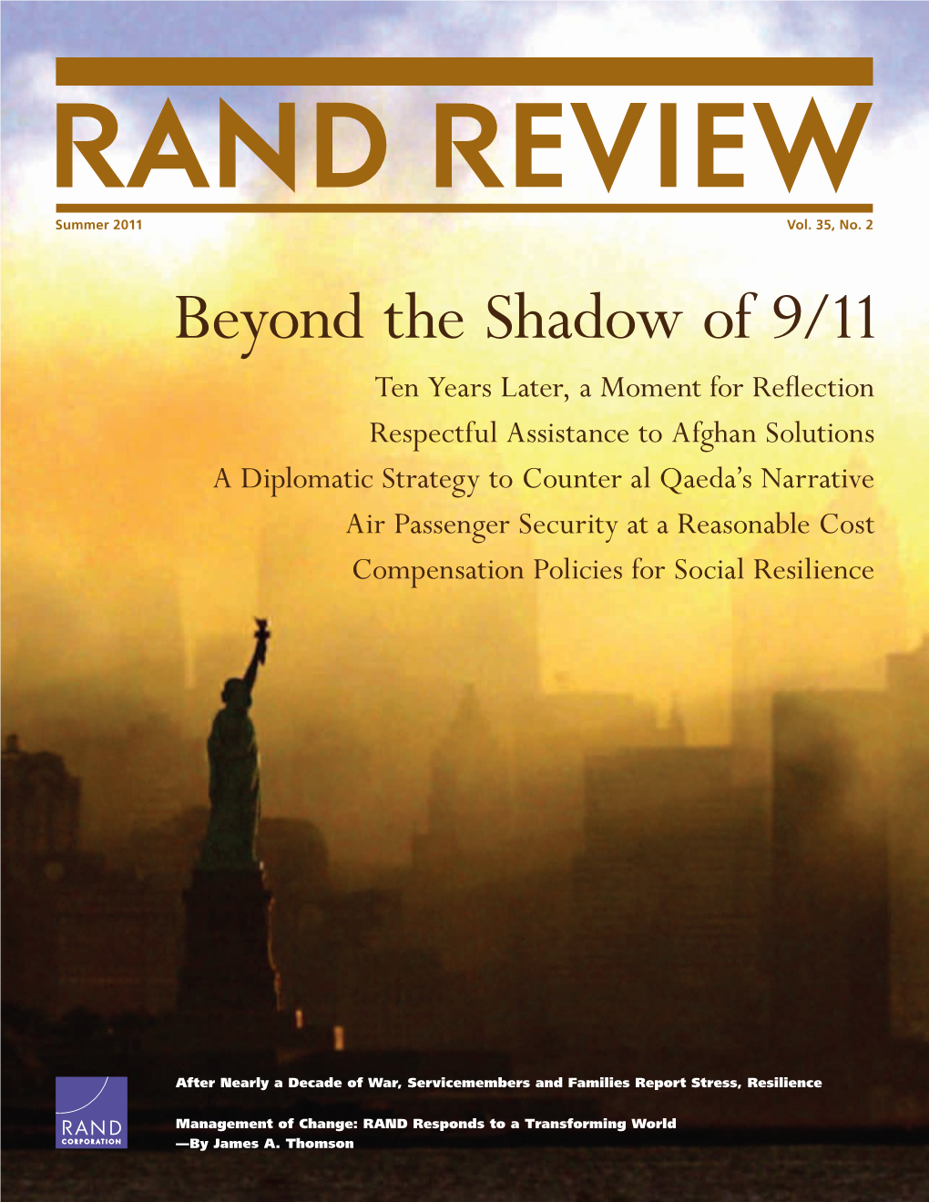 RAND Review: Vol. 35, No. 2, Summer 2011