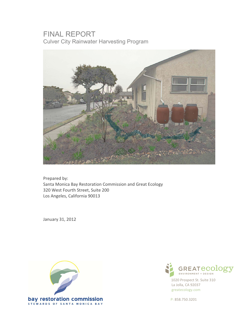 FINAL REPORT Culver City Rainwater Harvesting Program
