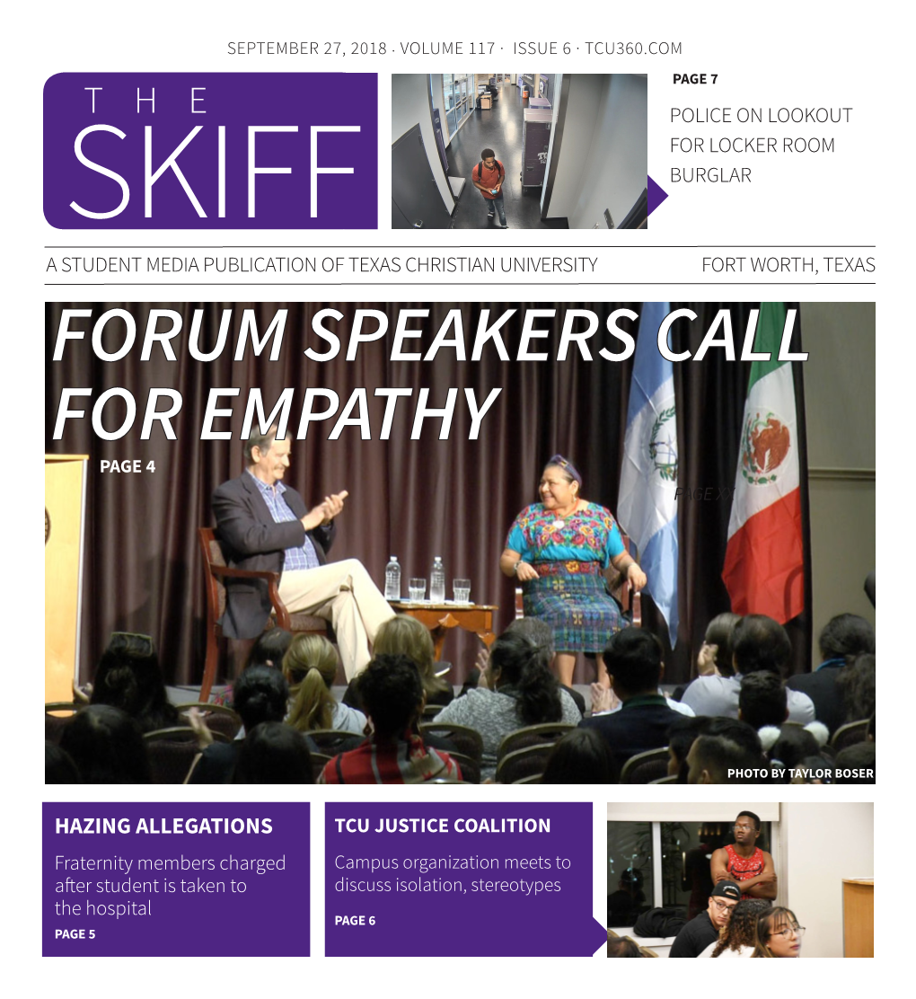 Forum Speakers Call for Empathy Page 4 Page Xx