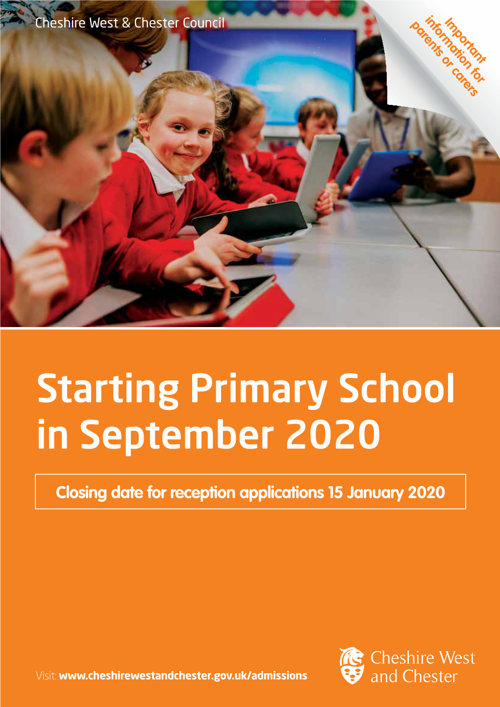 Starting Primary School in September 2020
