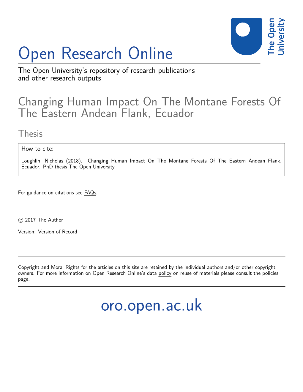 Open Research Online Oro.Open.Ac.Uk