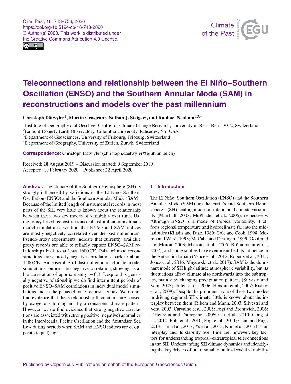 Article Is Available Derlying Mechanism That Drive the Observed Phenomena