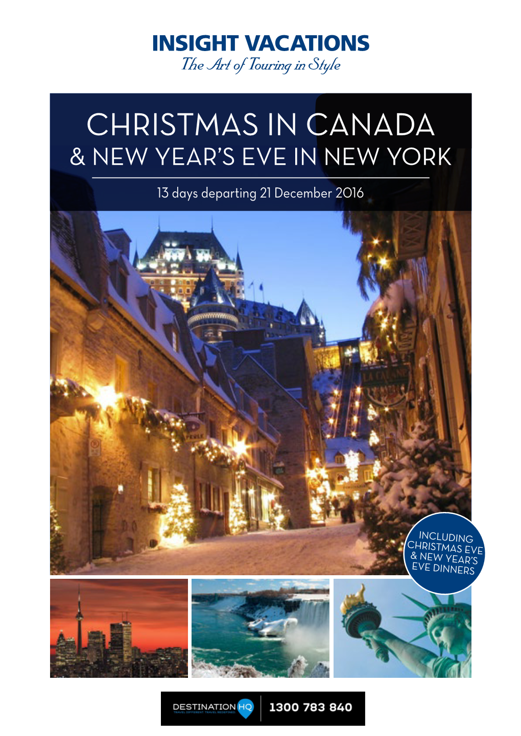 Christmas in Canada & New Year’S Eve in New York