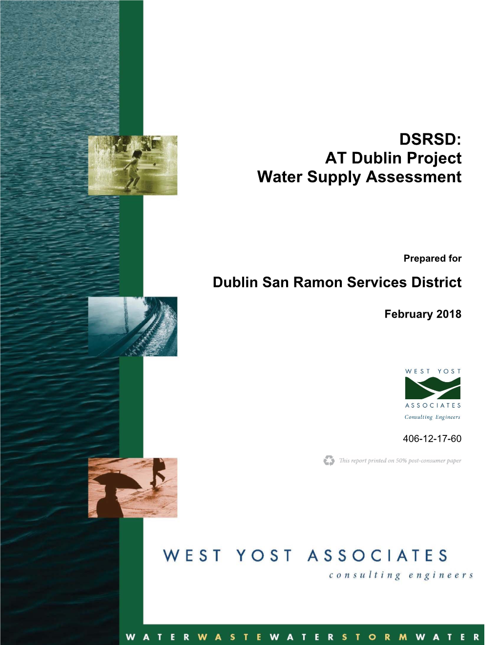 DSRSD: at Dublin Project Water Supply Assessment
