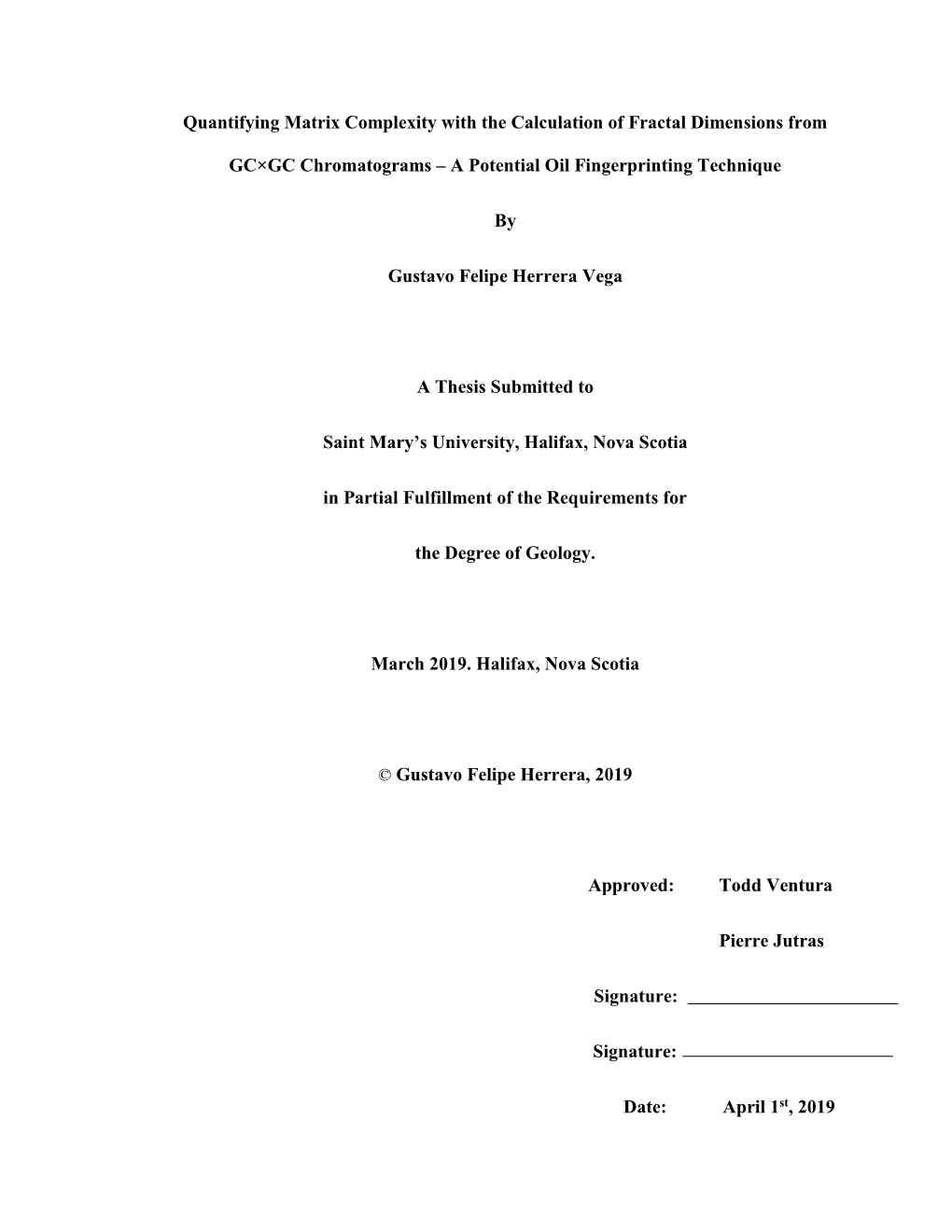 Quantifying Matrix Complexity with the Calculation of Fractal Dimensions From