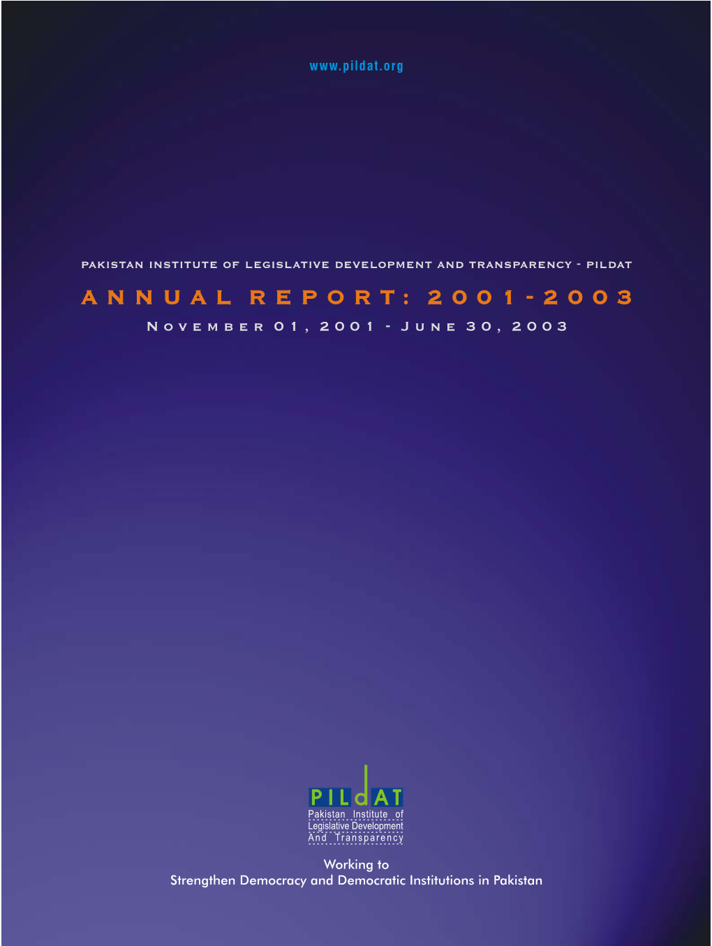 Annual Report 2001-2003.Cdr