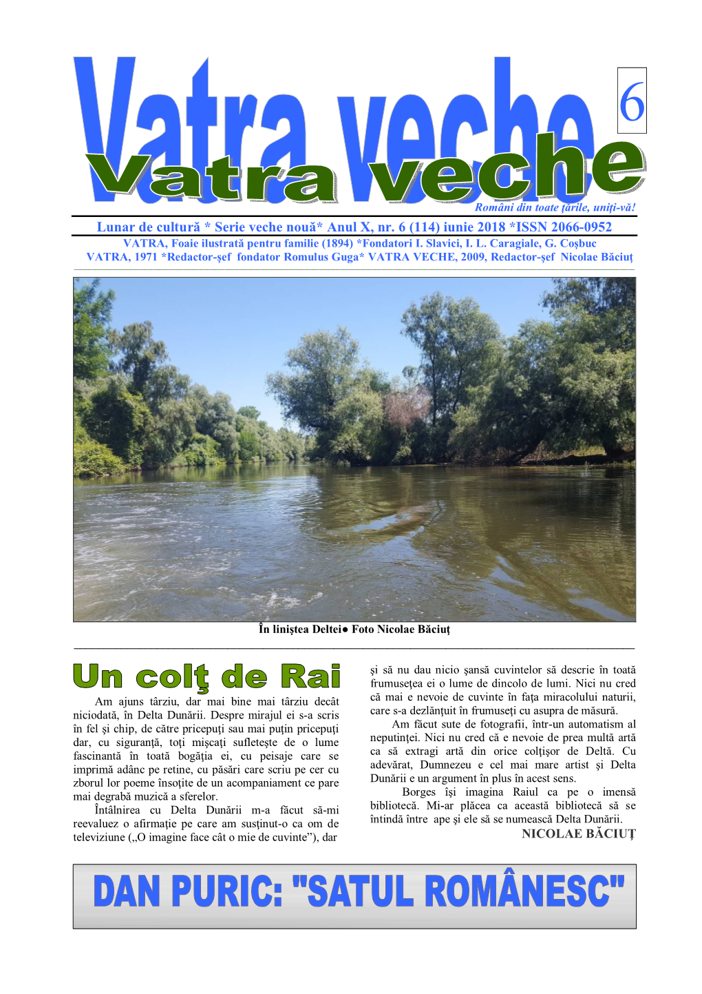 Vatra Veche 6, 2018, BT