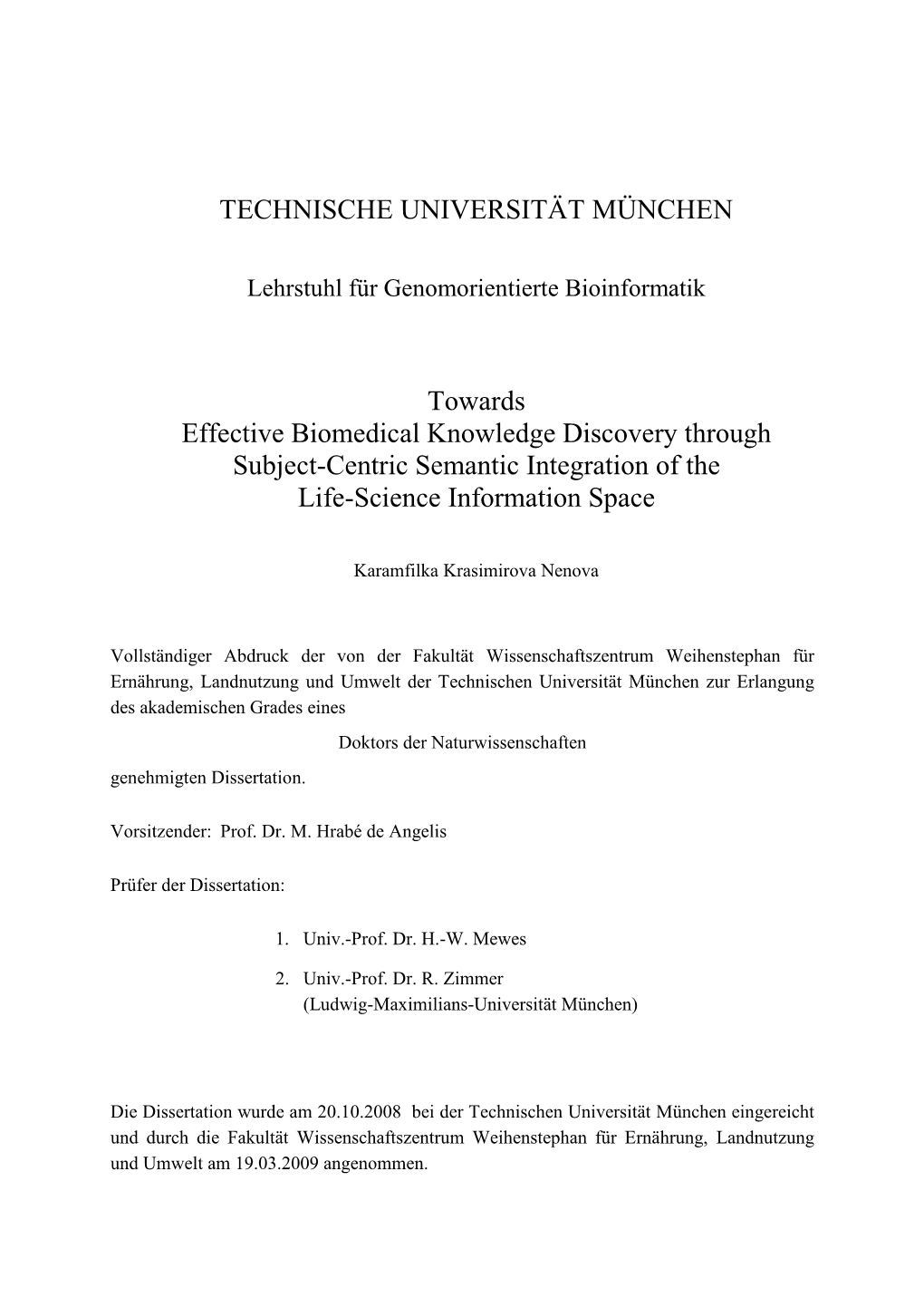 Towards Effective Biomedical Knowledge Discovery Through Subject-Centric Semantic Integration of the Life-Science Information Space