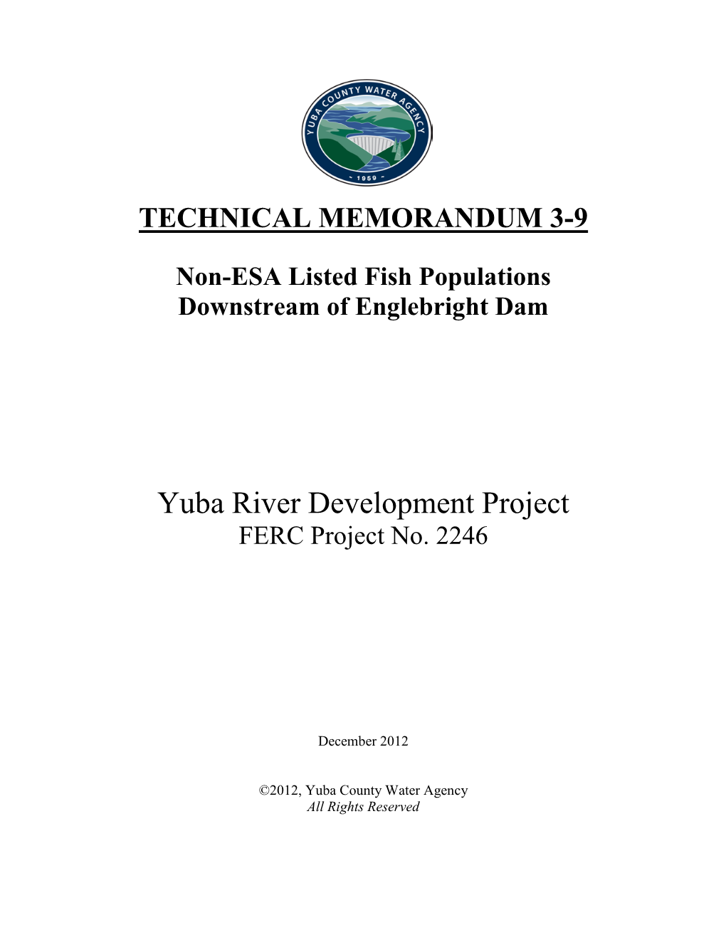 Yuba River Development Project FERC Project No