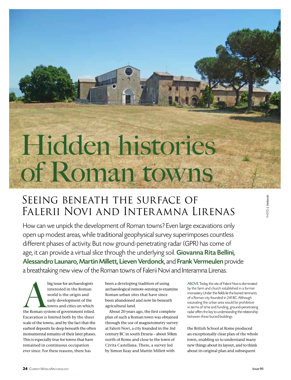 Hidden Histories of Roman Towns