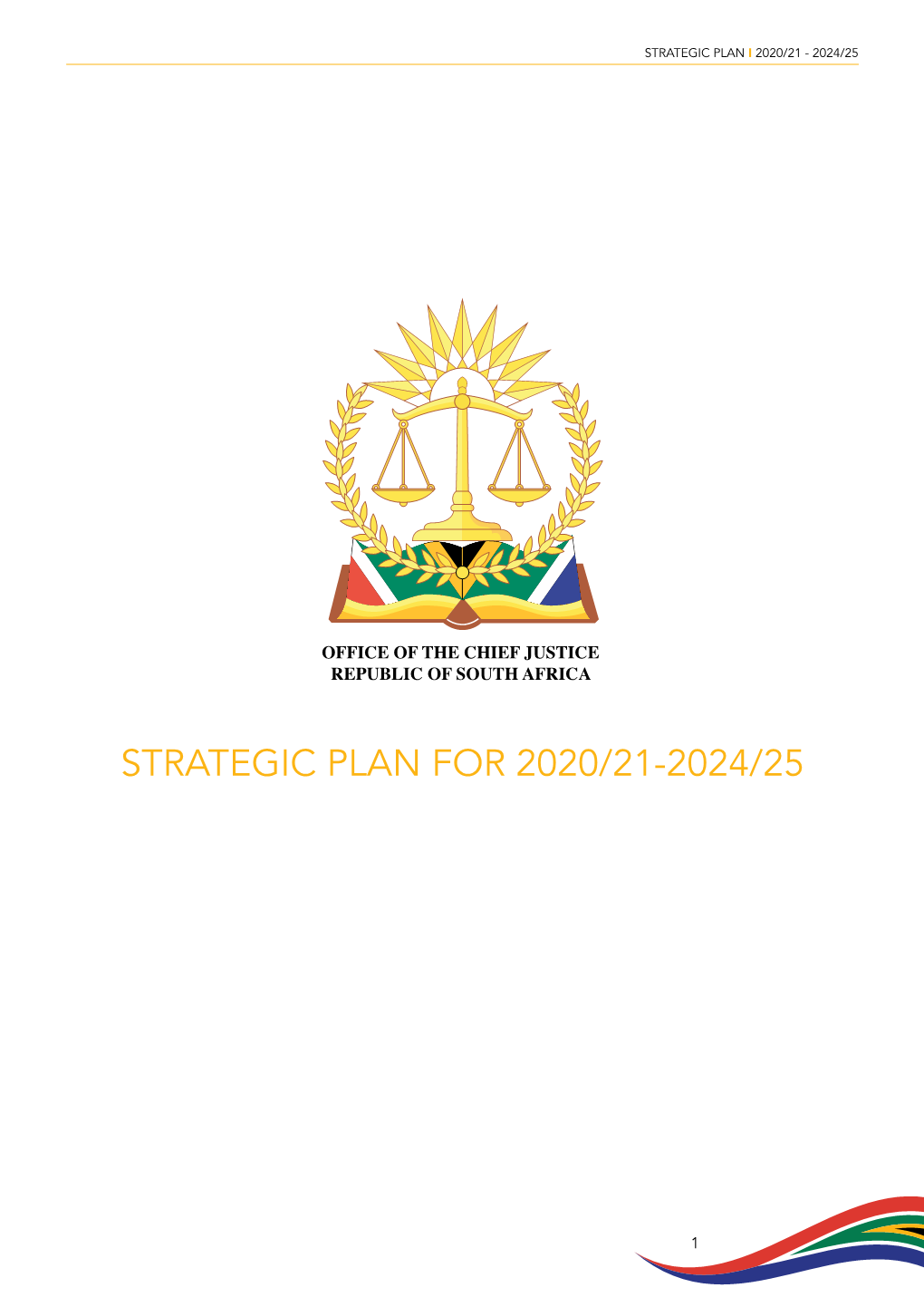Strategic Plan I 2020/21 - 2024/25