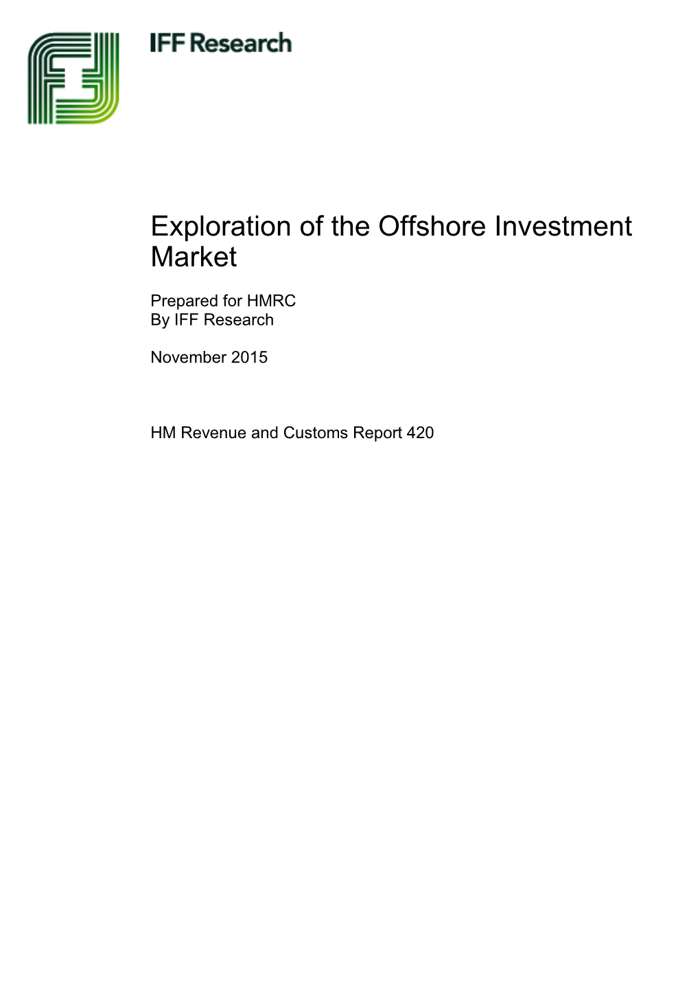 Exploration of the Offshore Investment Market