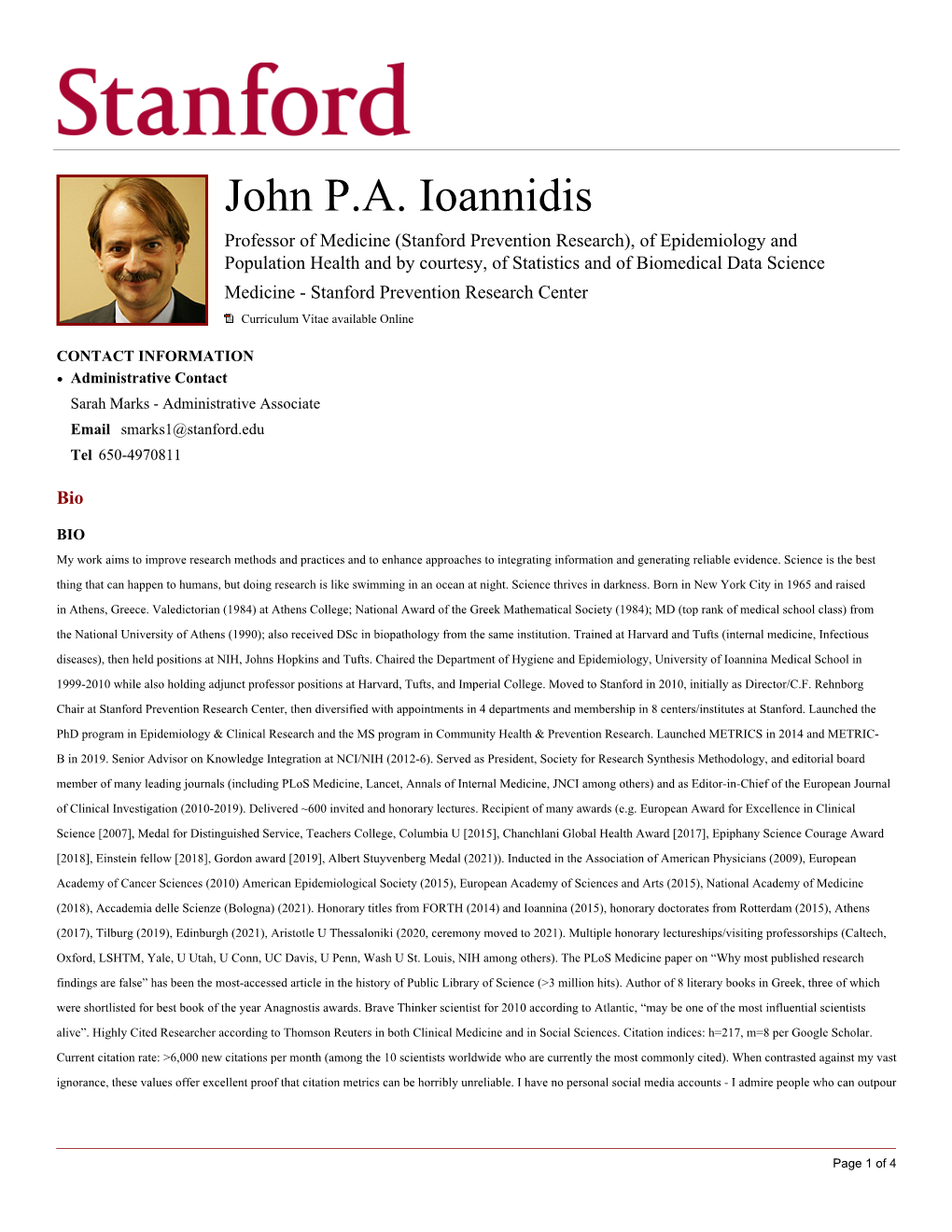John P.A. Ioannidis