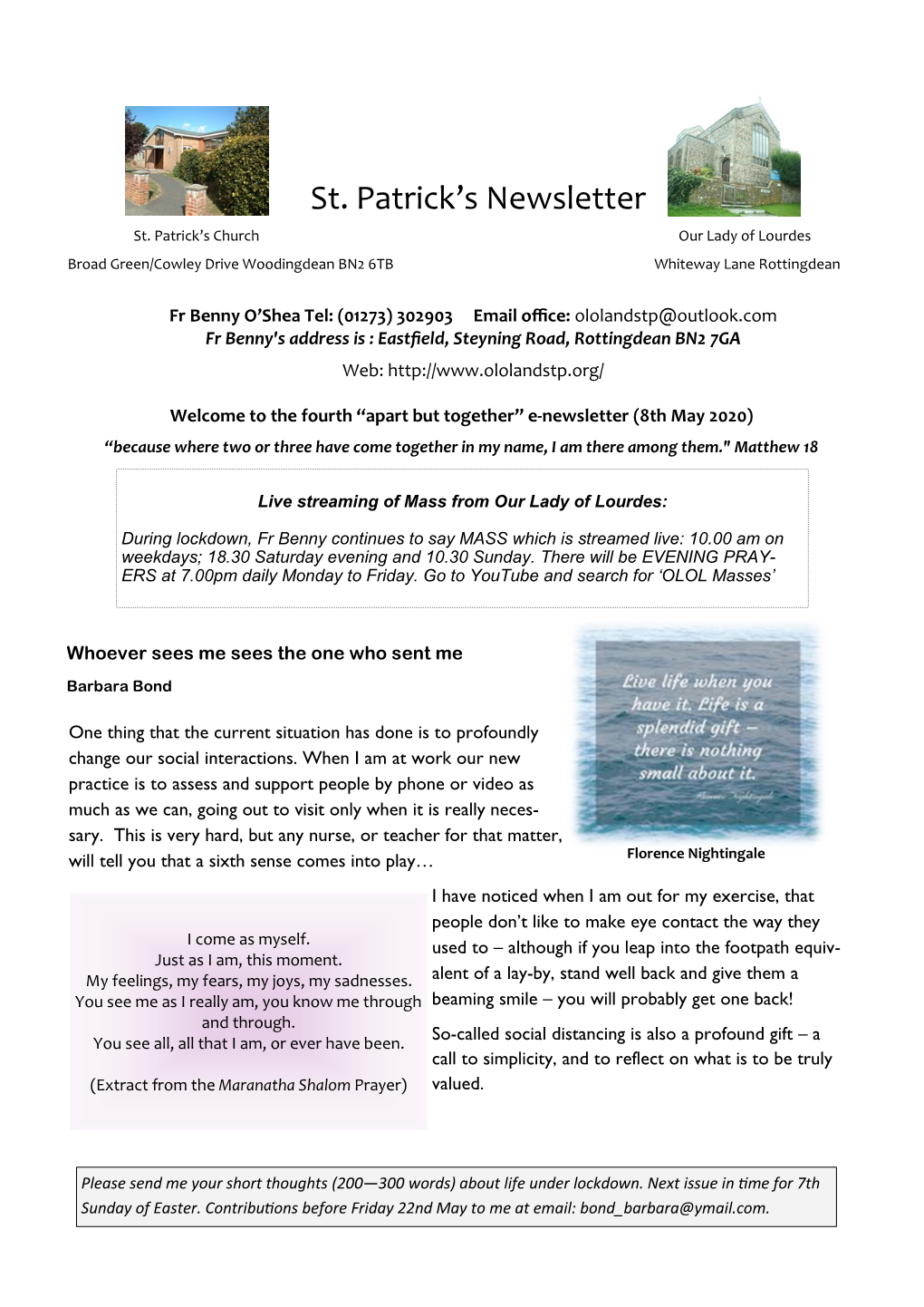 St. Patrick's Newsletter