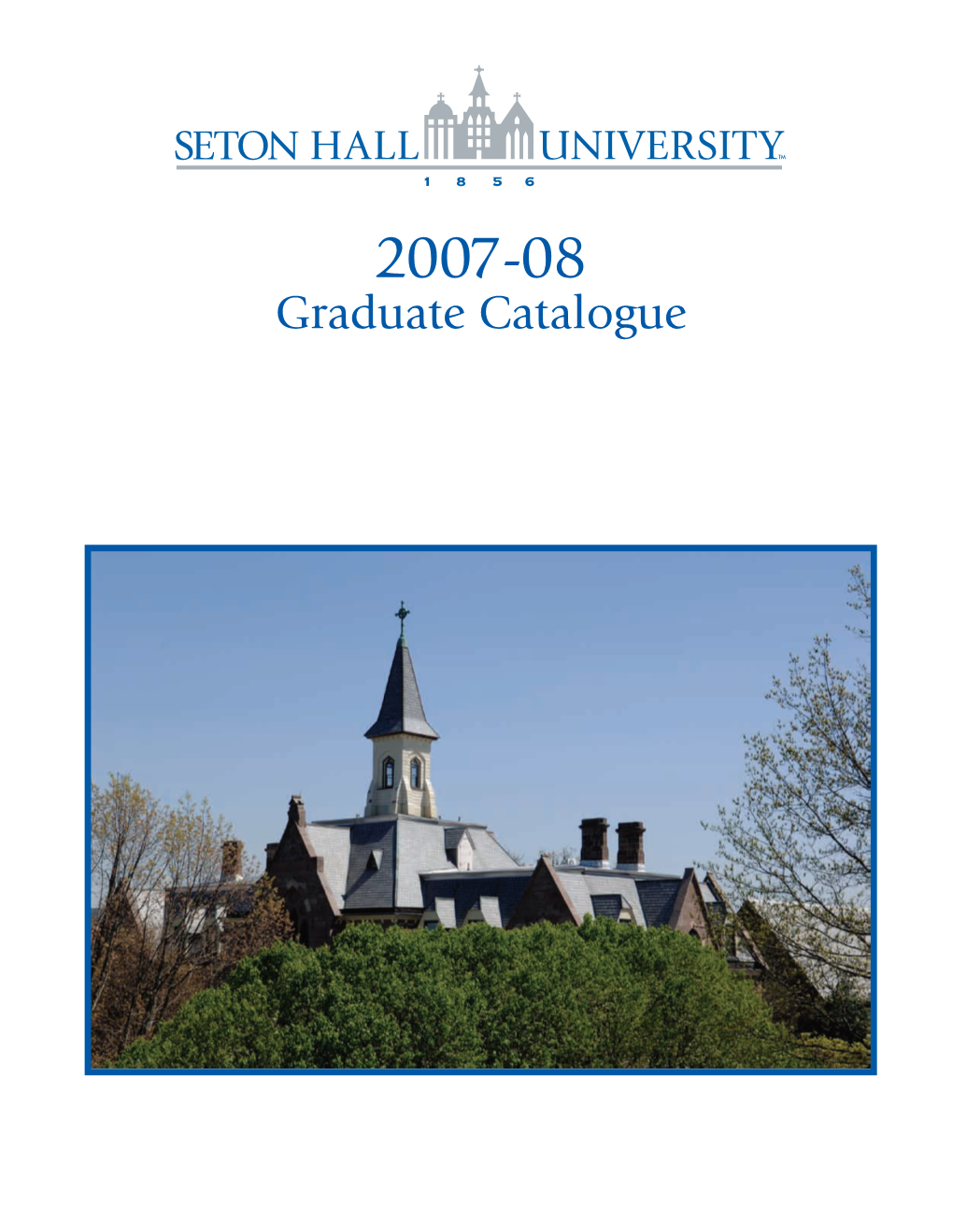 2007-08 Graduate Catalogue