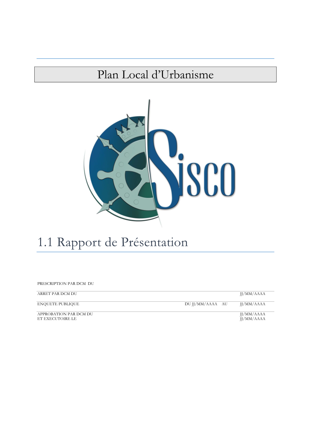 1.1 Rapport De Présentation