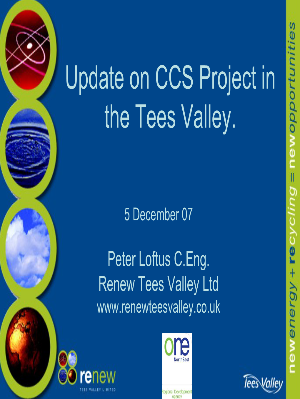 Update on CCS Project in the Tees Valley