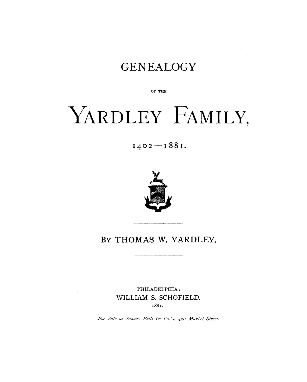 Yardley Family