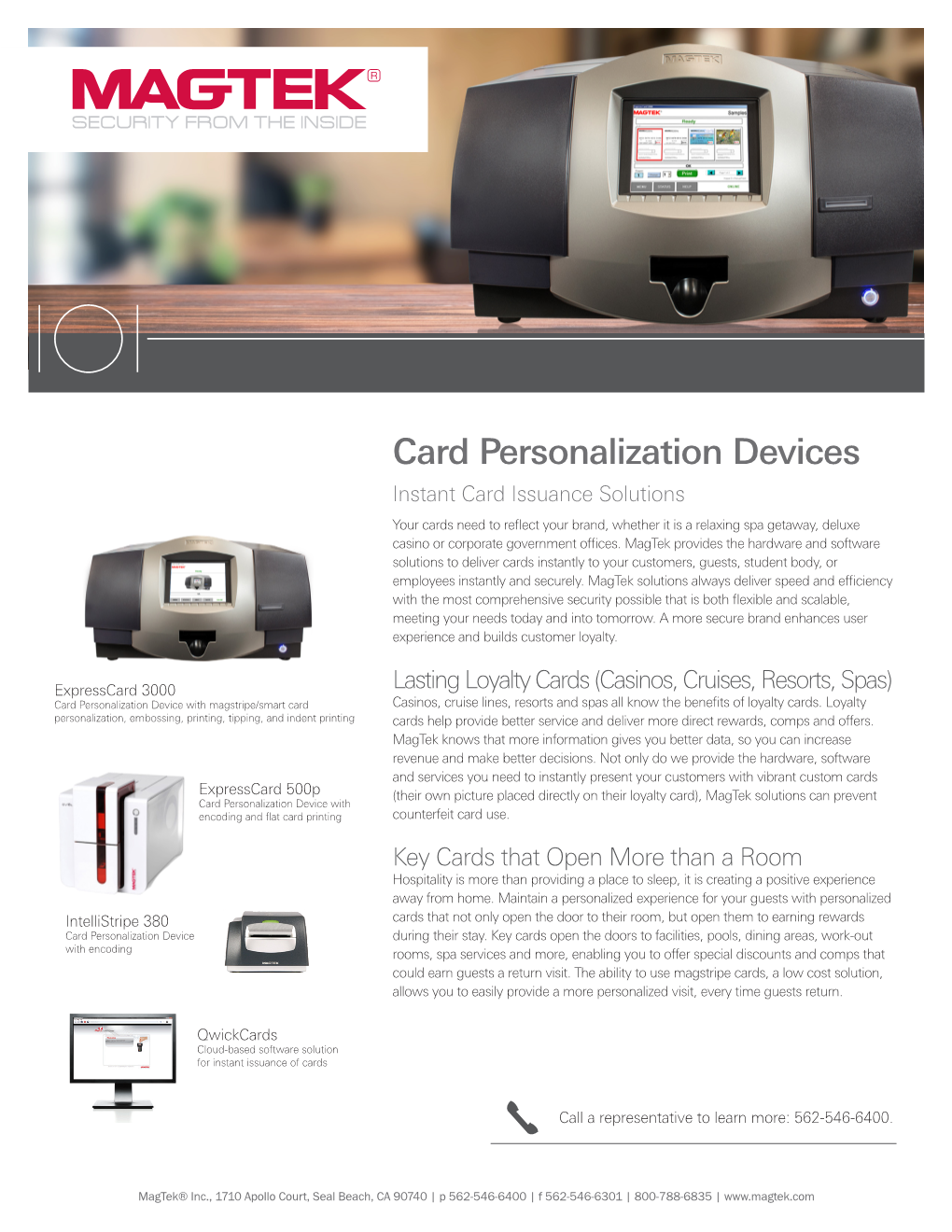 Card Personalization Devices