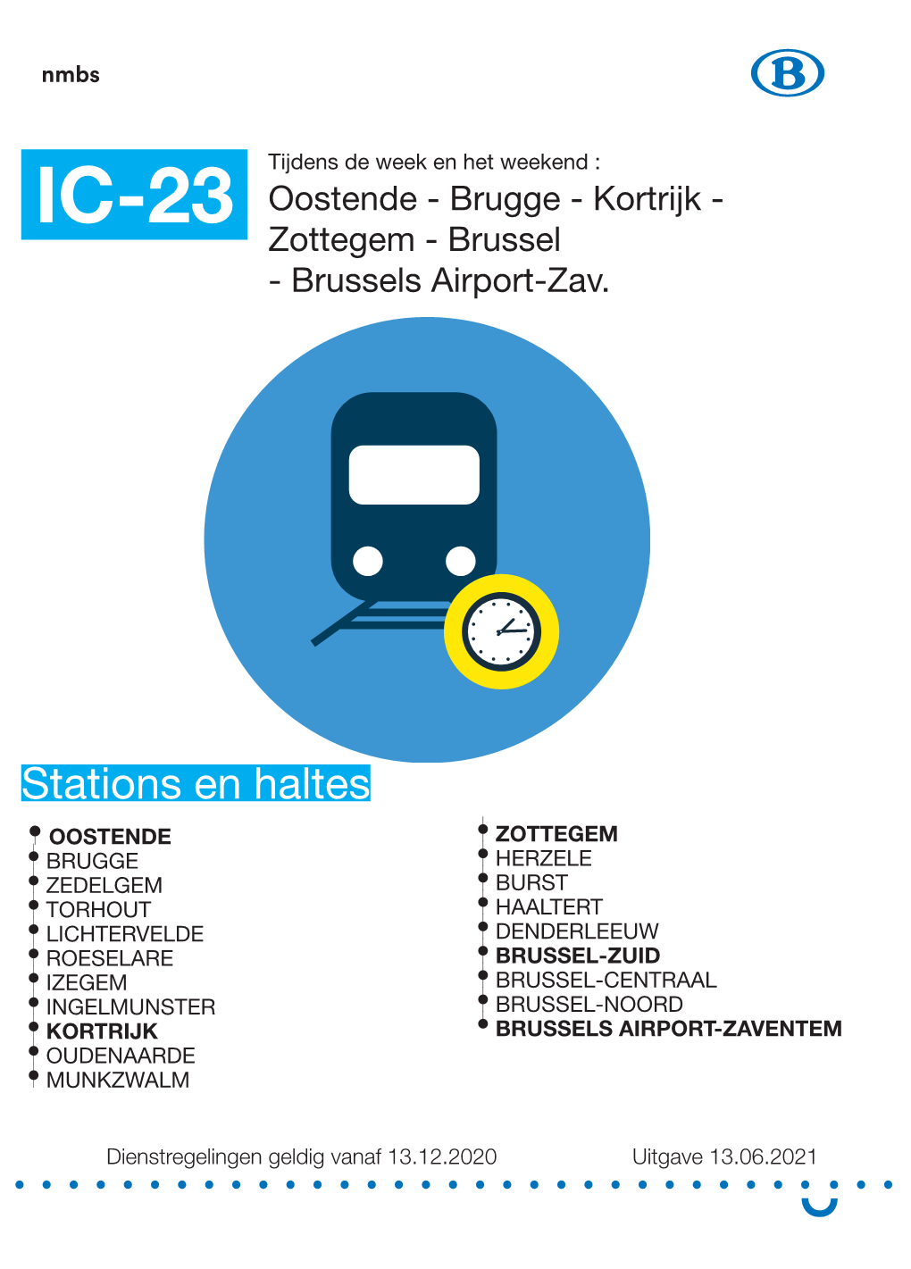 IC-23 Tijdens De Week En Het Weekend