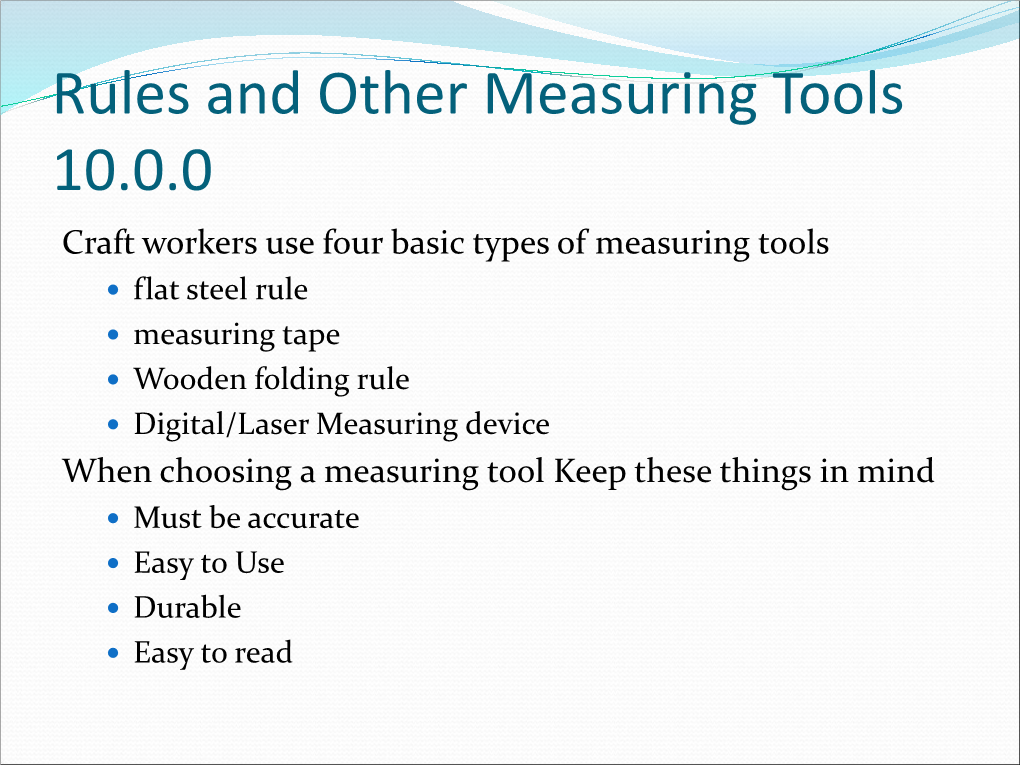 Rulers and Other Measuring Tools 7.0.0