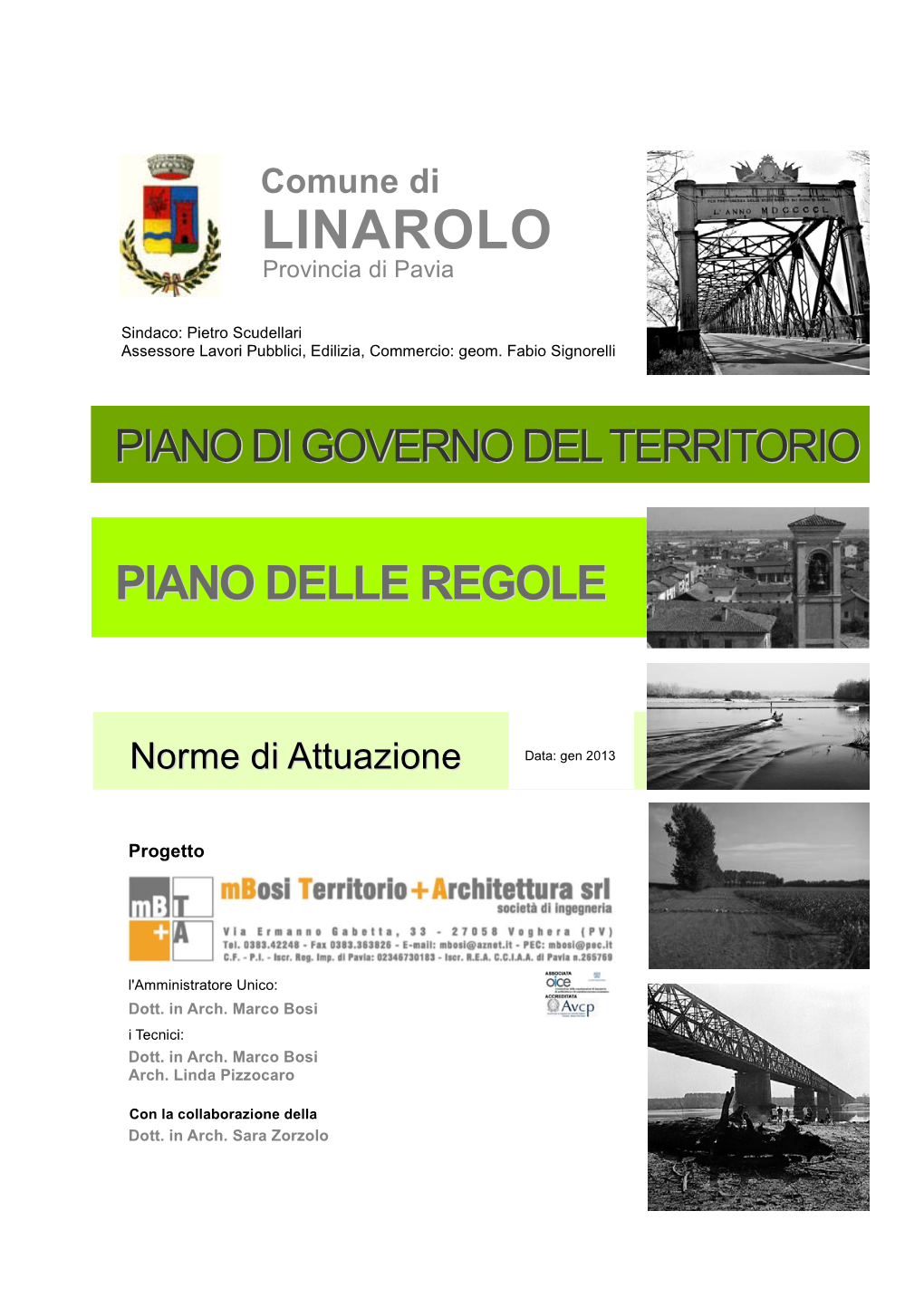 Comune Di LINAROLO Provincia Di Pavia