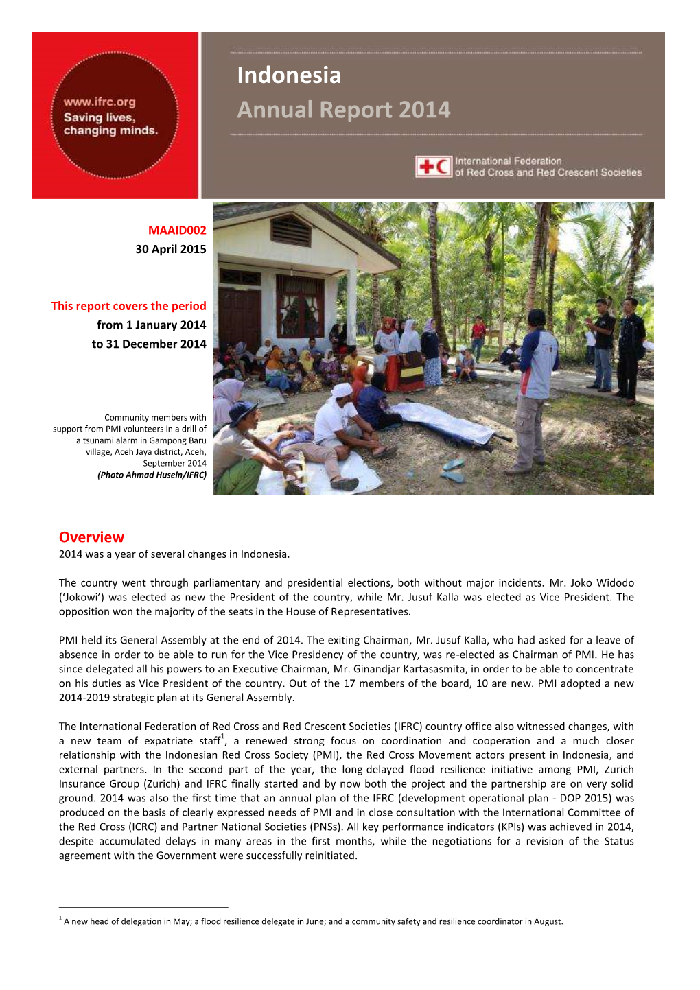 Indonesia Annual Report 2014