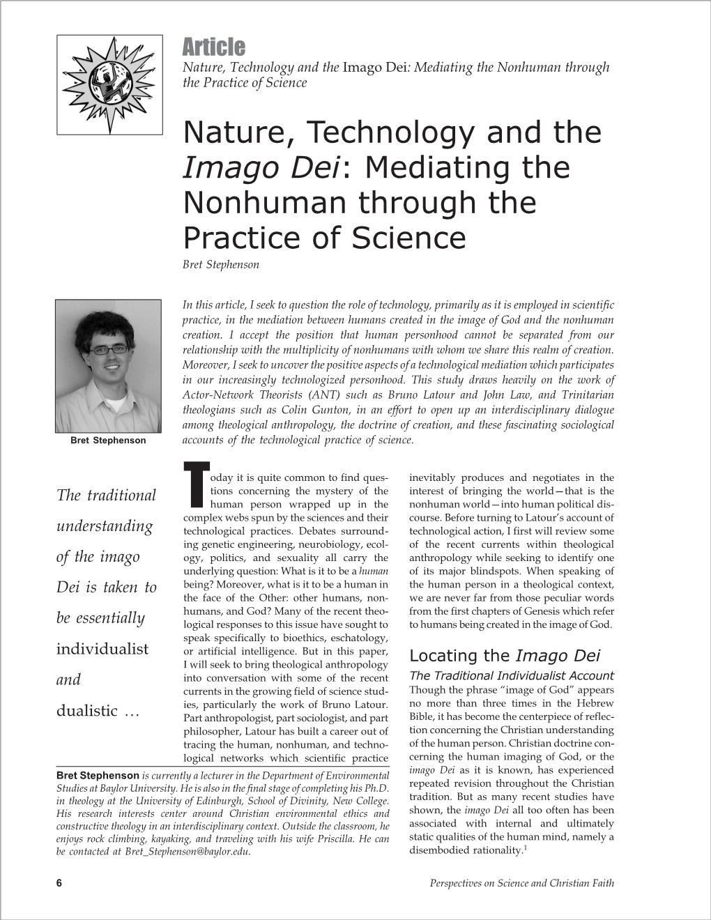 Nature, Technology and the Imago