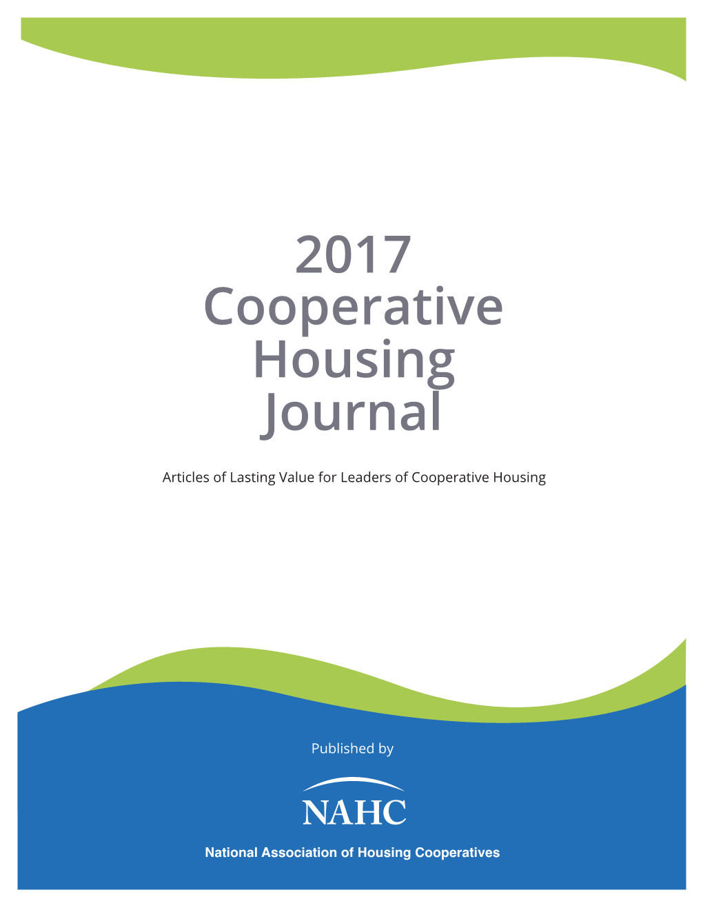 2017 Cooperative Housing Journal