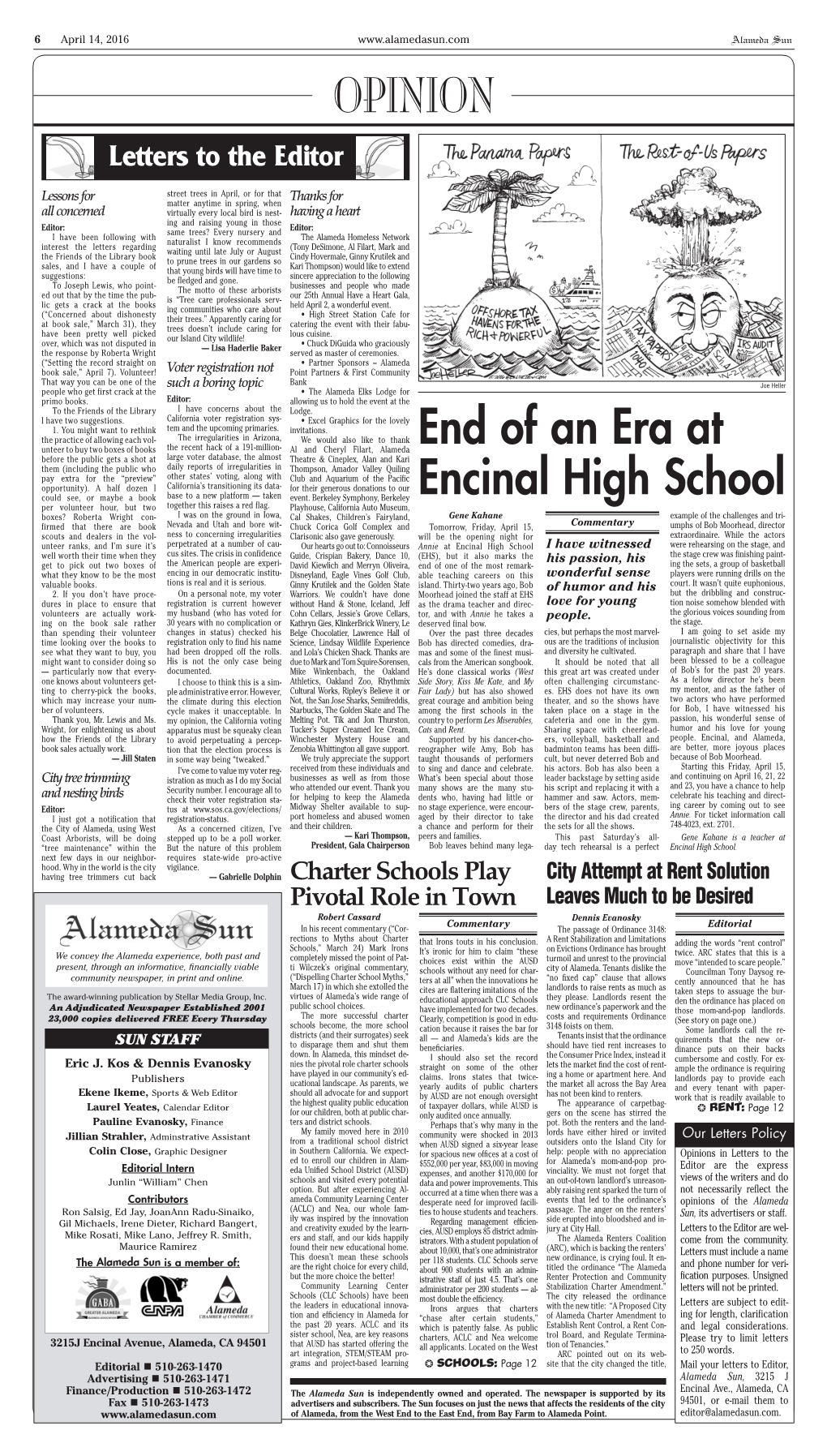 End of an Era at Encinal High School