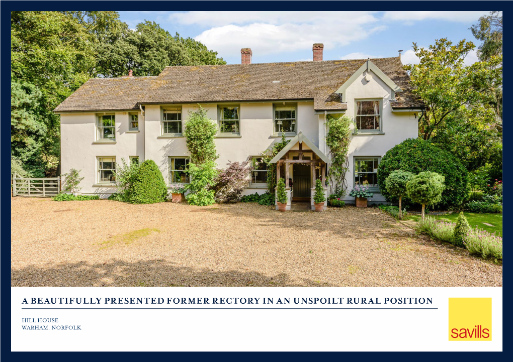 A Beautifully Presented Former Rectory in an Unspoilt Rural Position