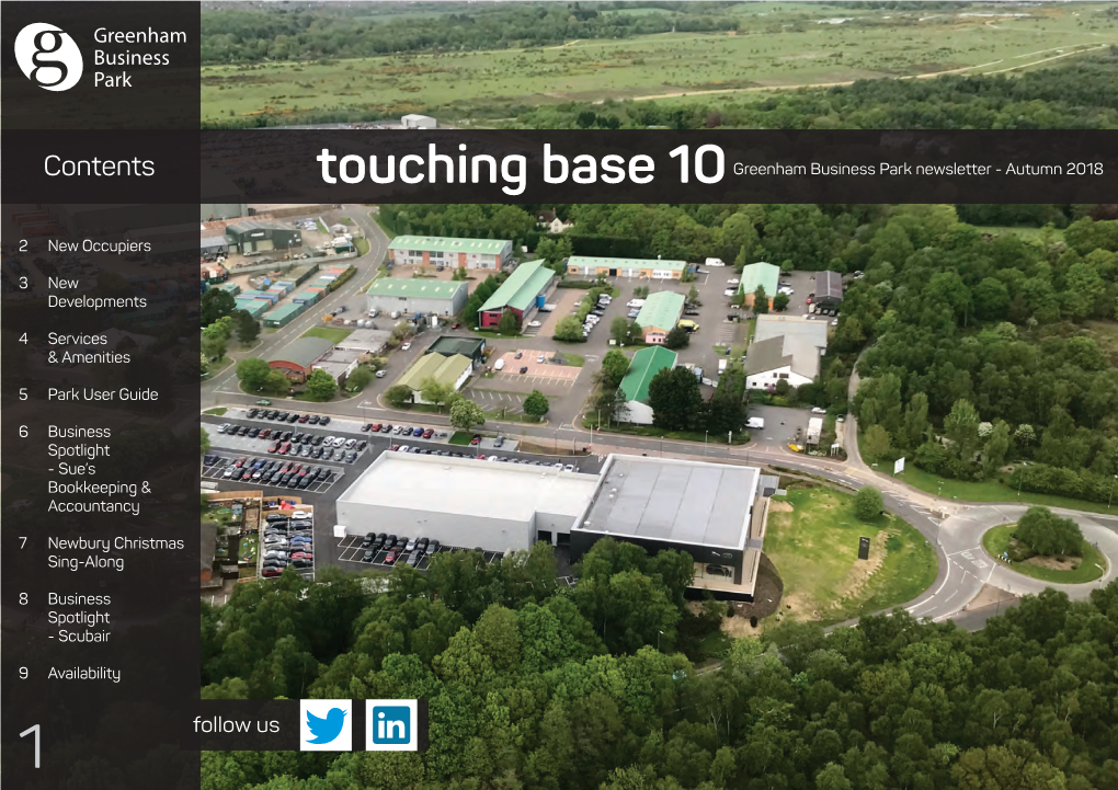 Touching Base 10Greenham Business Park Newsletter