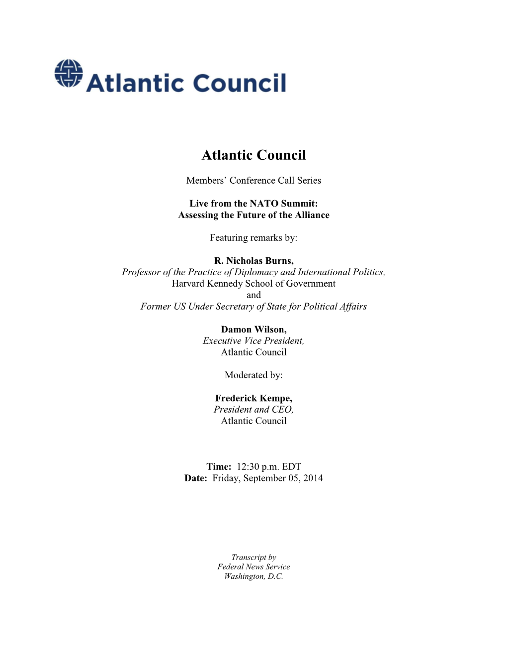 Atlantic Council Experts