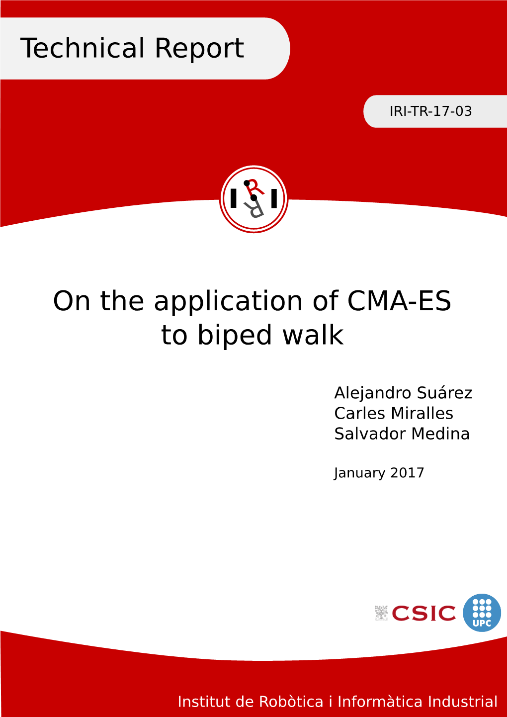 On the Application of CMA-ES to Biped Walk