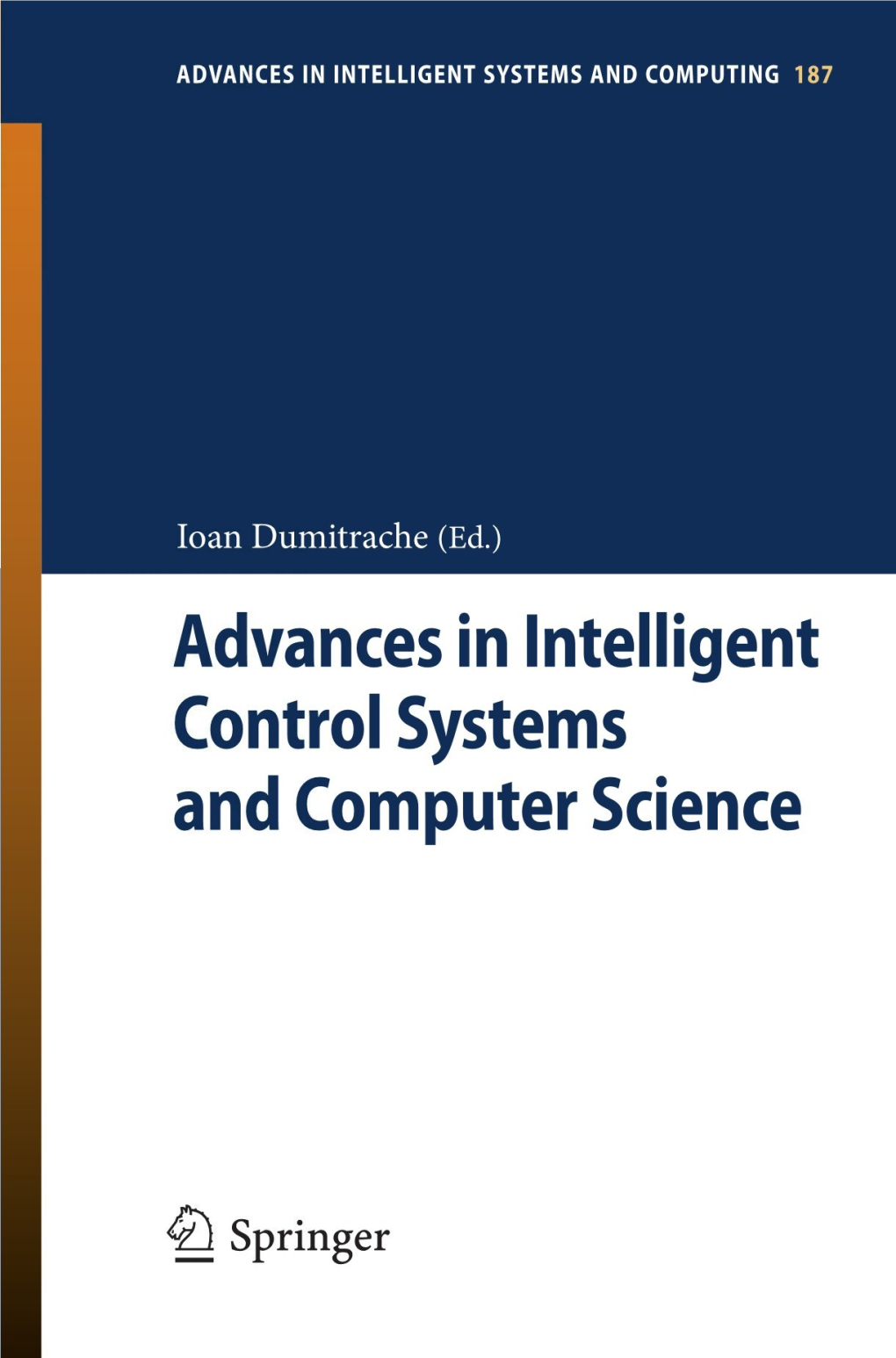 Advances in Intelligent Systems and Computing 187