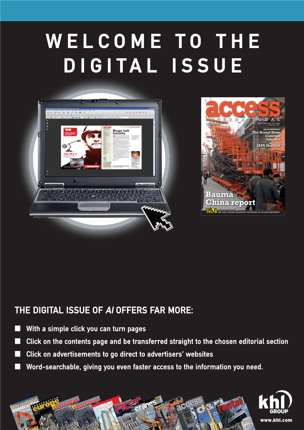 Access■ a KHL Group Publication Volume Eighteen Issue One ■ February 2011