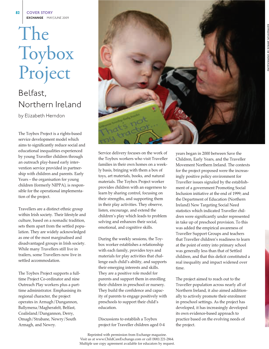 The Toybox Project PHOTOGRAPHS by BONNIE NEUGEBAUER Belfast, Northern Ireland by Elizabeth Herndon
