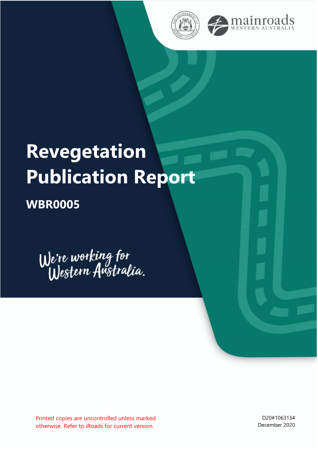 Revegetation Publication Report WBR0005
