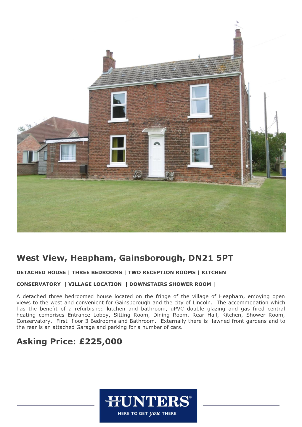 West View, Heapham, Gainsborough, DN21 5PT Asking Price