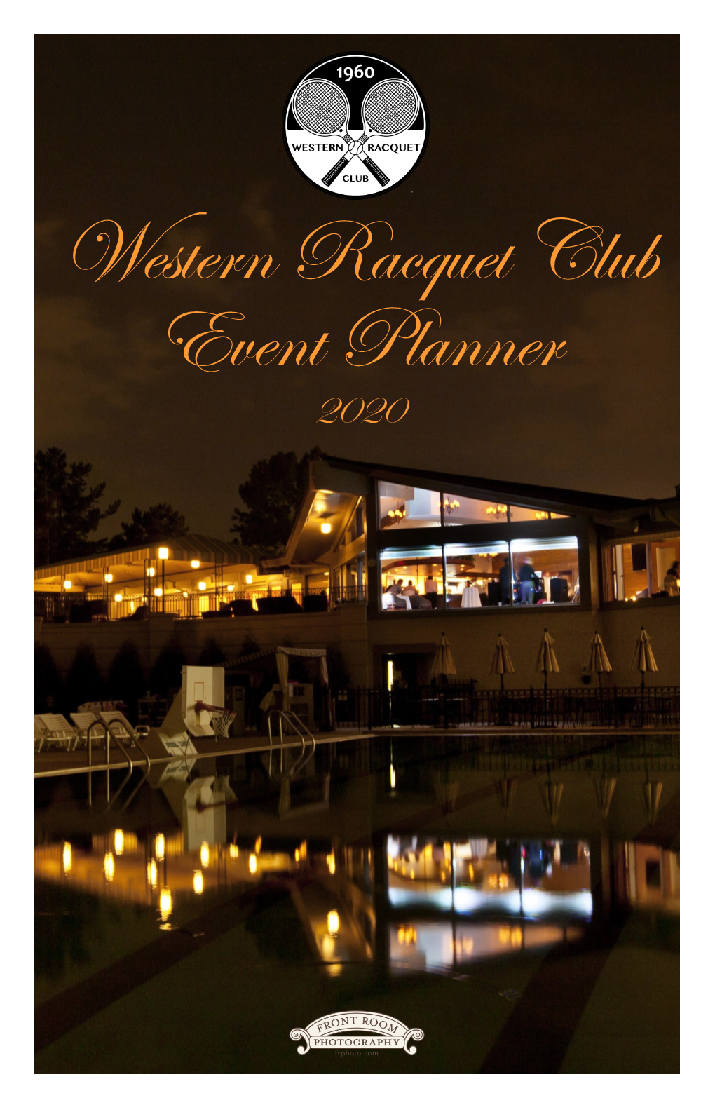 Western Racquet Club Event Planner 2020