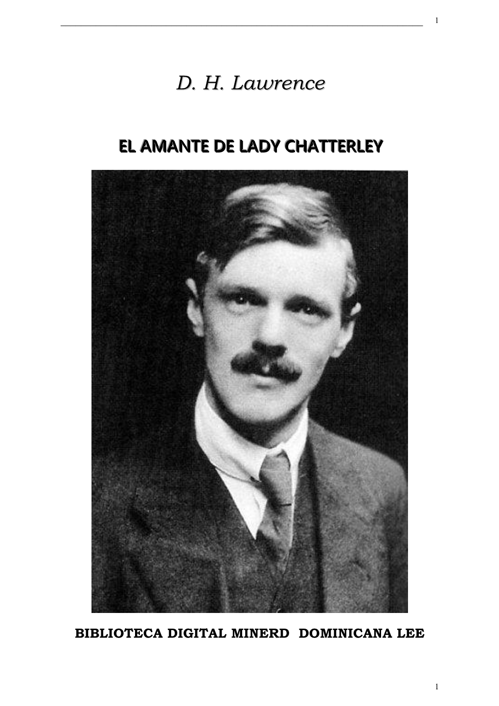 El Amante De Lady Chatterley