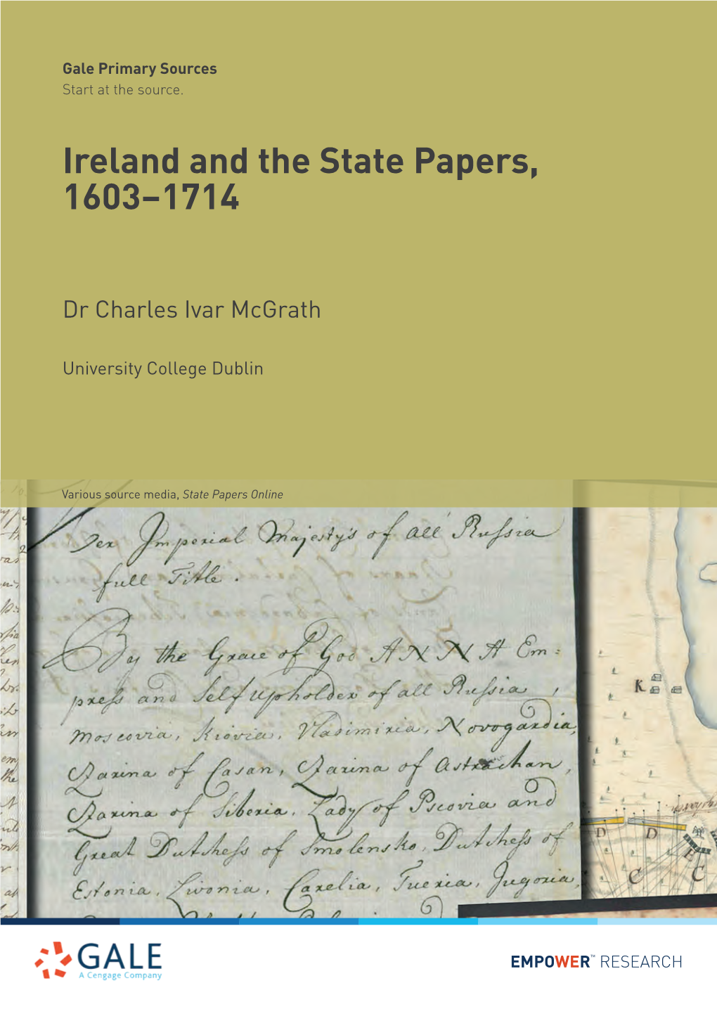 Ireland and the State Papers, 1603–1714