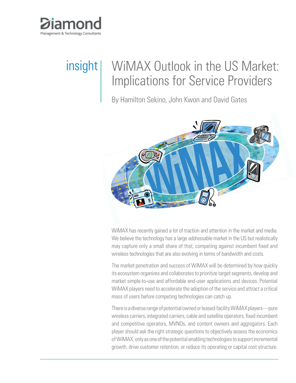 Insight Wimax Outlook in the US Market: Implications for Service Providers