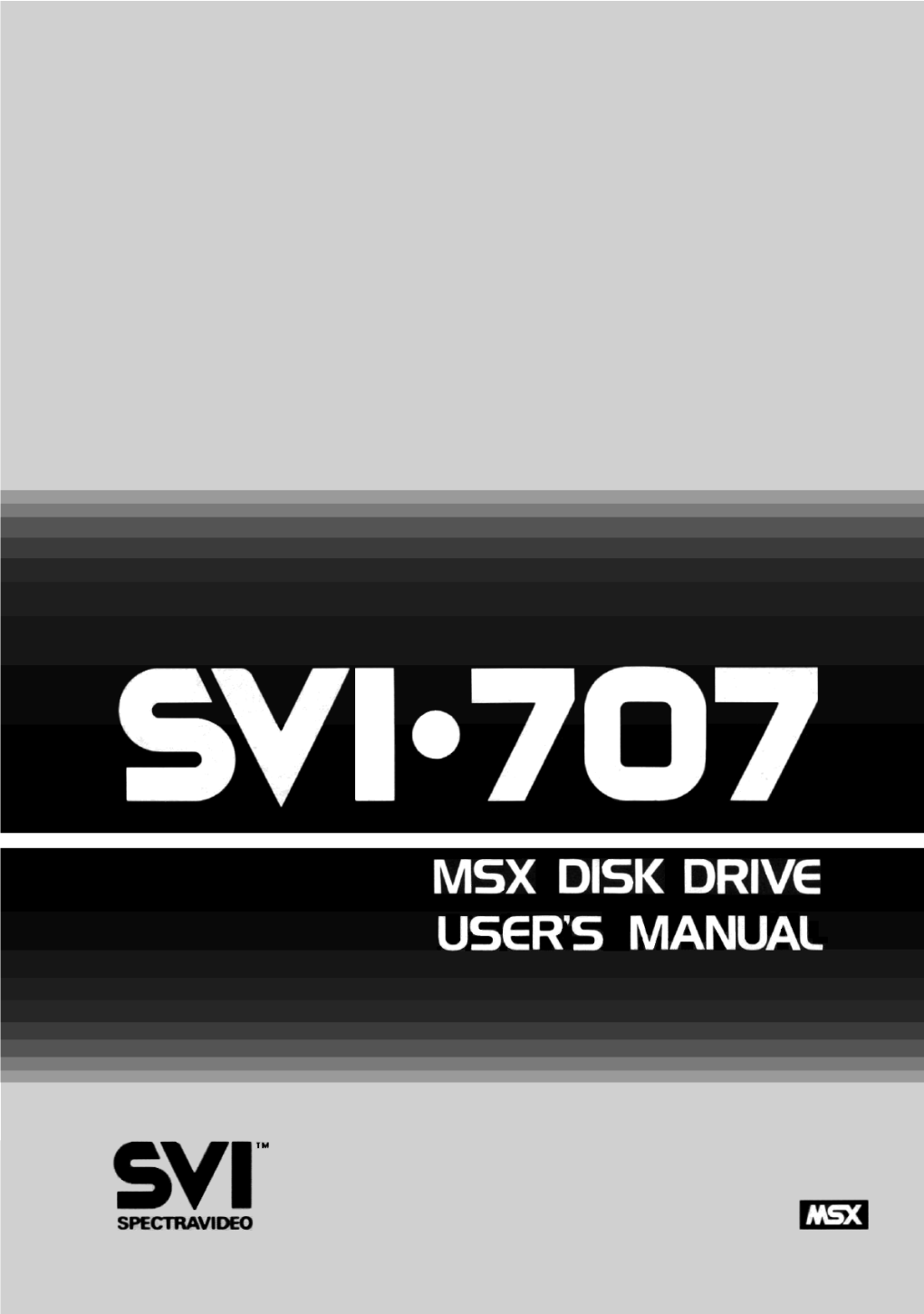 SVI 707 Disk Drive User S M