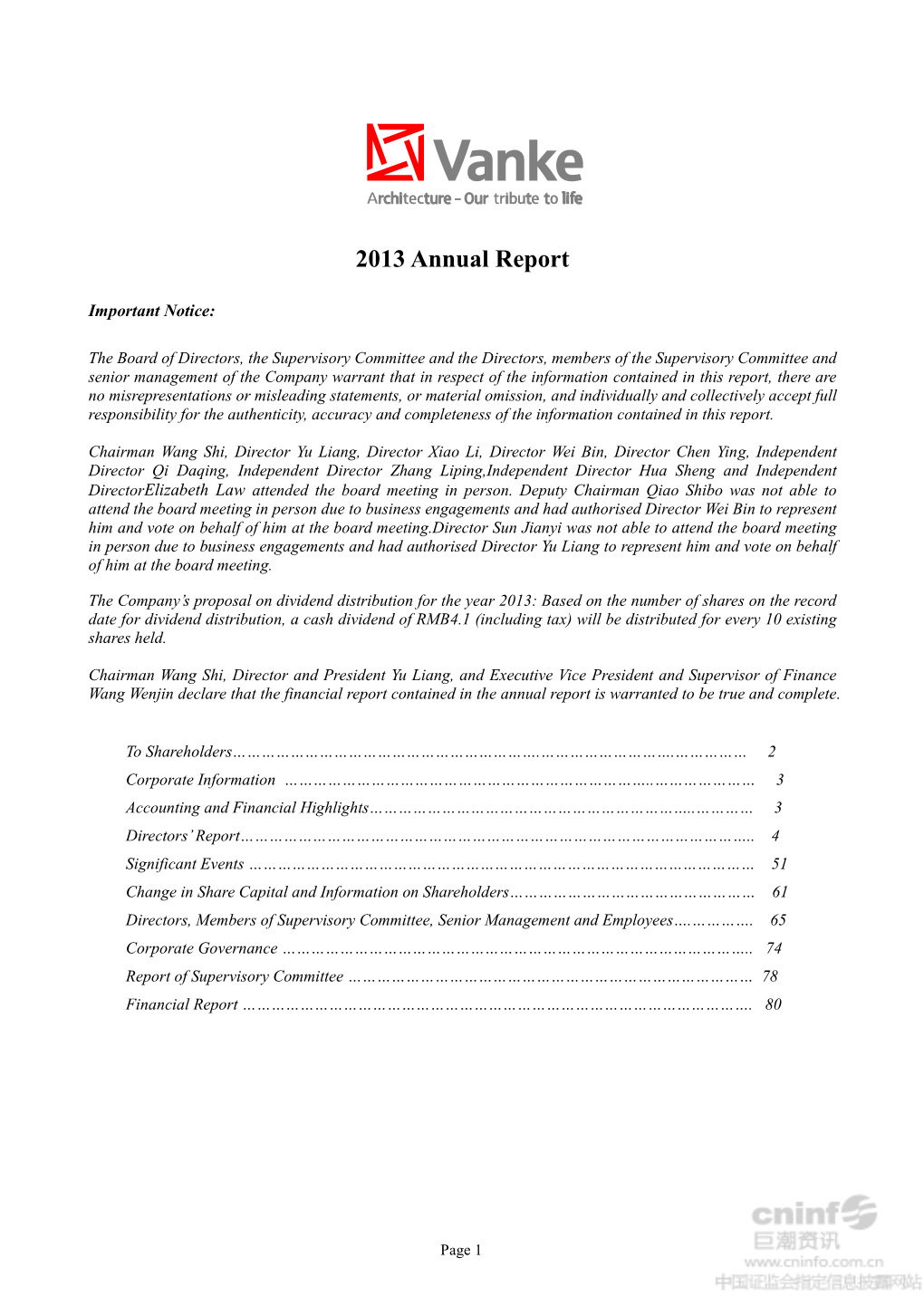 2013 Annual Report